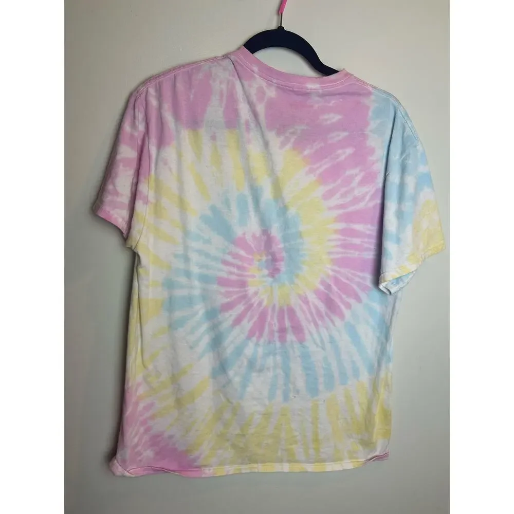 Care Bears Women Unisex Graphic Tee Size Medium M Pastel Tiedye - Picture 4 of 6